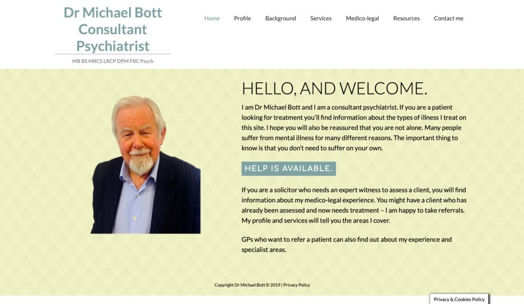 Dr Michael Bott