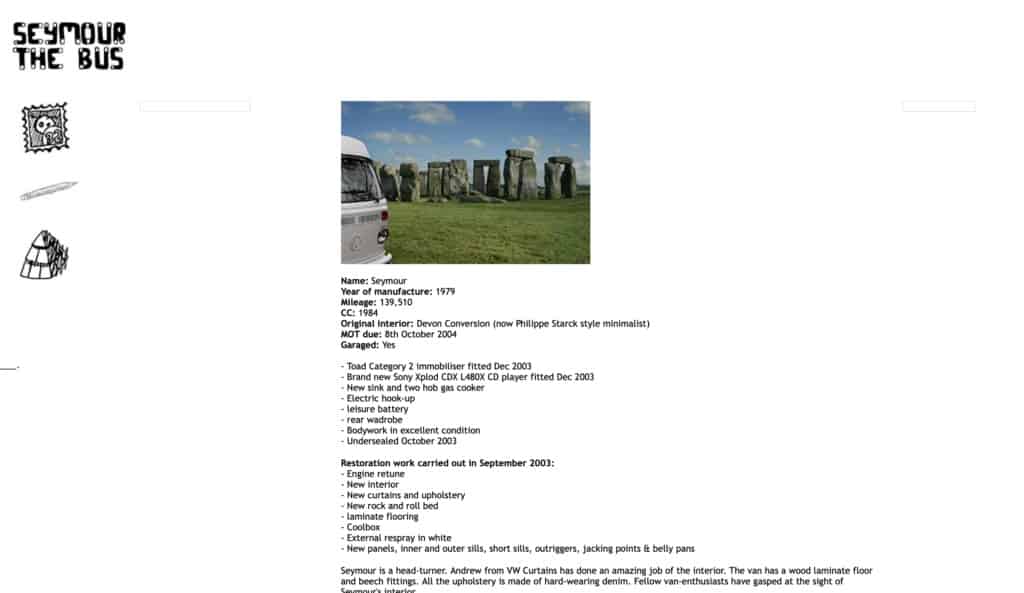 Seymour the VW Campervan